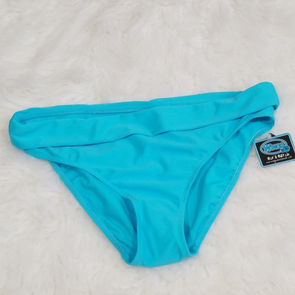Wings mix & match blue bottom swim wear. Siz XL